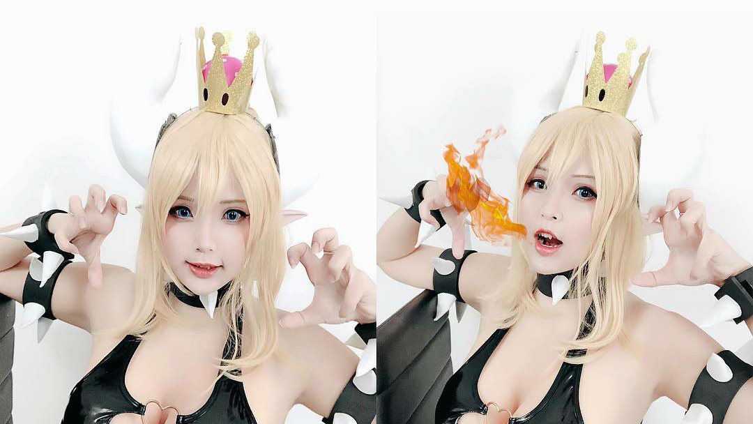 Naughty dragon bowsette cosplay please fan images