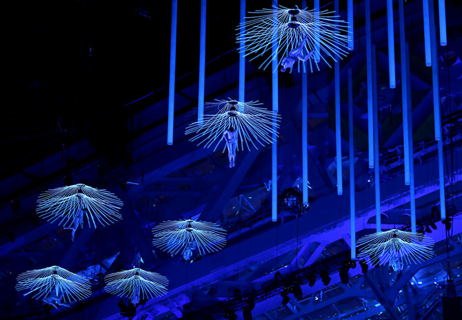 Лучшие фото закрытия Паралимпиады