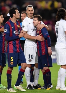 Как Ибрагимович прощался с Лигой чемпионов. Фотообзор матча «Барселона» — «ПСЖ»