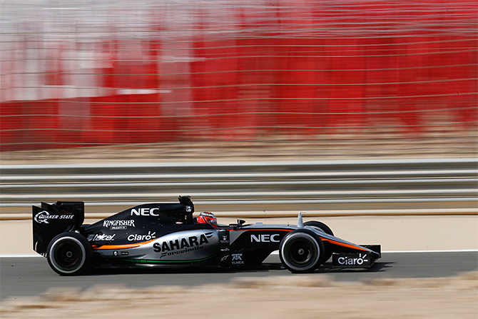 ������ ������ �� ����� ������ ForceIndia