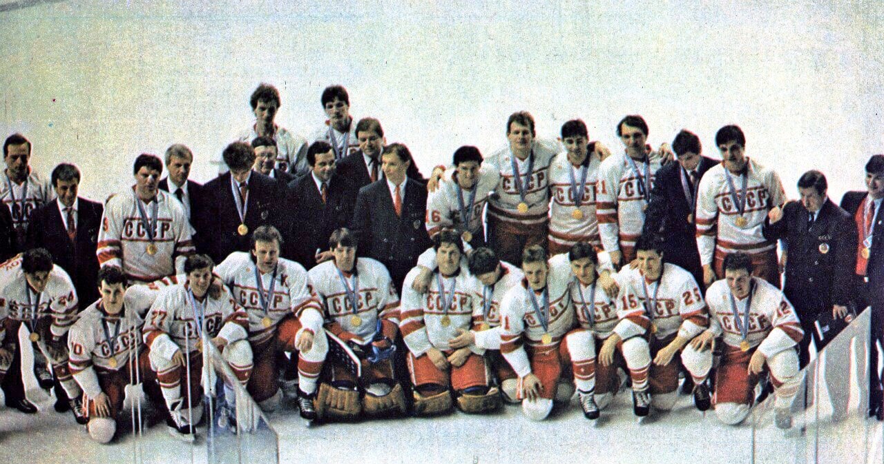 Хоккей Калгари 1988 СССР