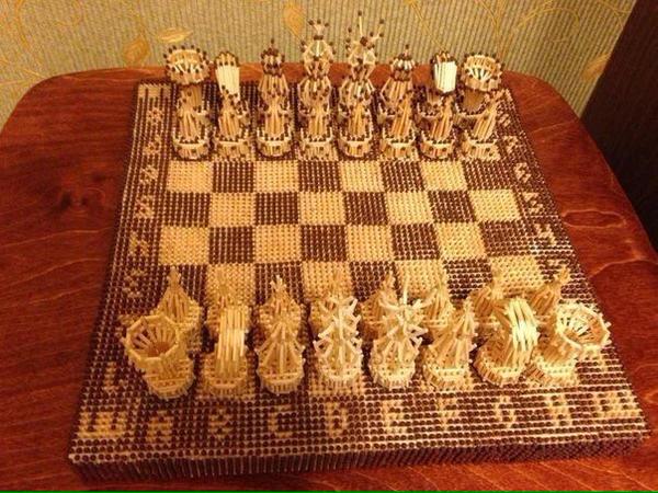 Из спичек сделать своими руками