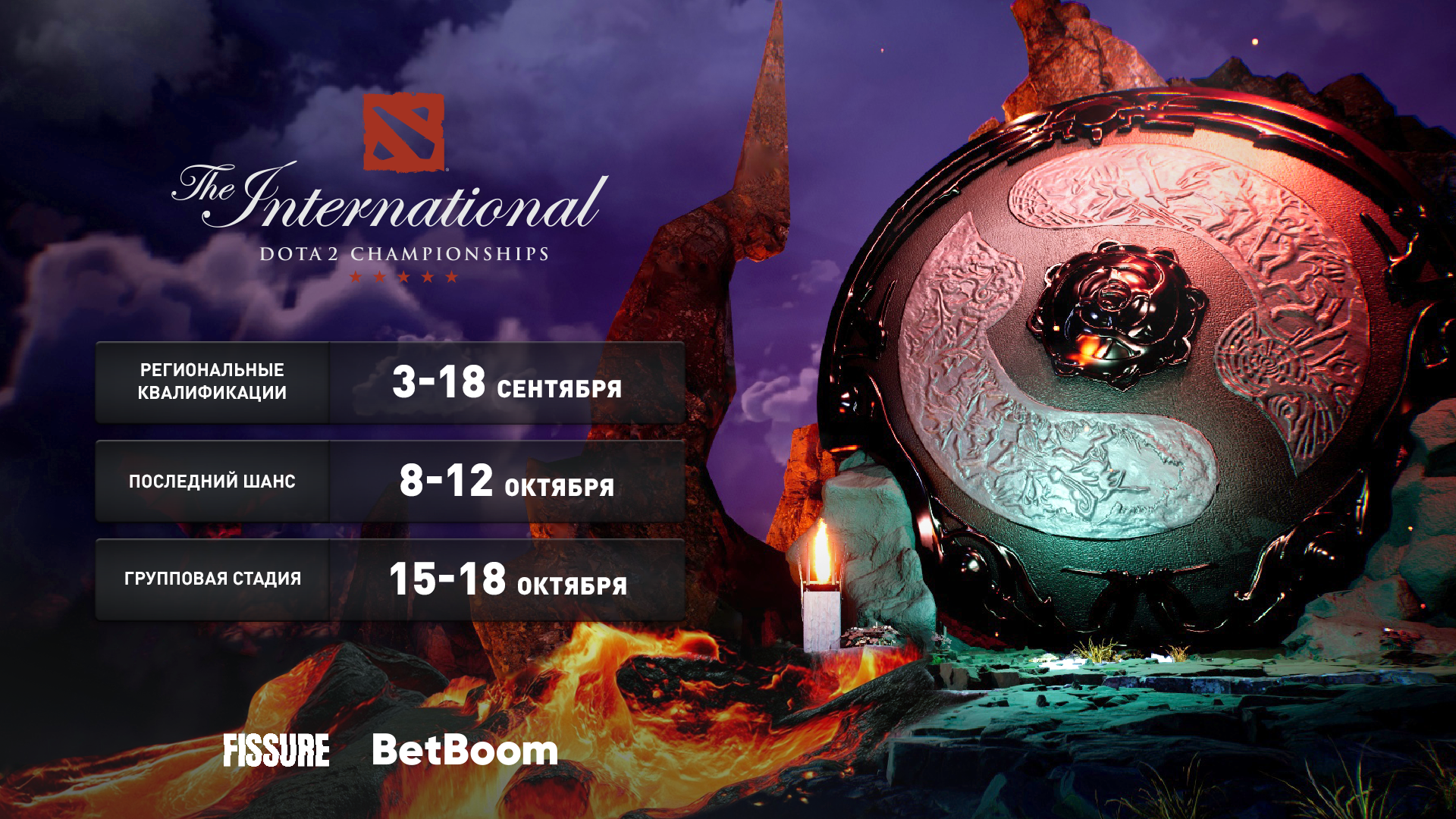 BetBoom и FISSURE покажут The International 2022