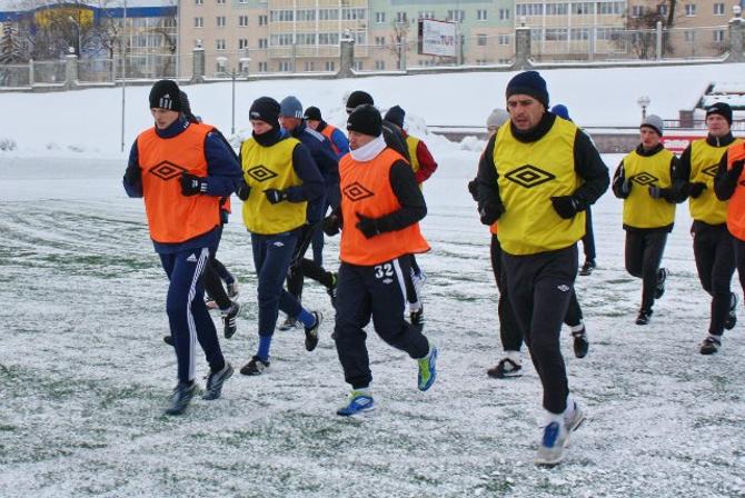 Гродненские футболисты  бегут навстречу сезону