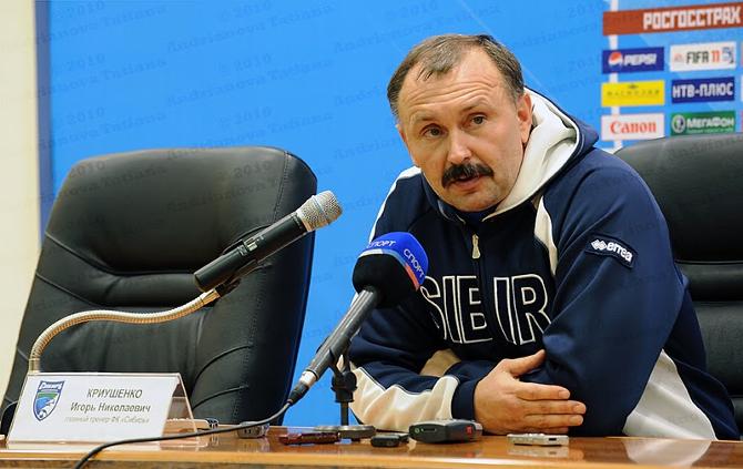 Игорь Криушенко отмечает, что белорусы до конца матча не опускали рук