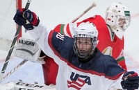 юниорский ЧМ-2017, сборная Беларуси U18, сборная США U18, Юрий Файков