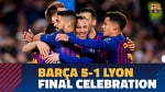 BARÇA 5-1 LYON | Camp Nou celebrates a place in the Champions League quarter finals