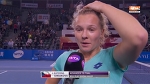 Sharapova vs Siniakova / Matchball and interview / Shenzhen Open 2018 / Semi-final
