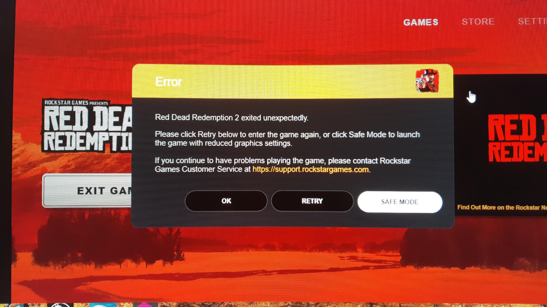 Error could not access game process shutdown rockstar games launcher and steam epic games store фото 115