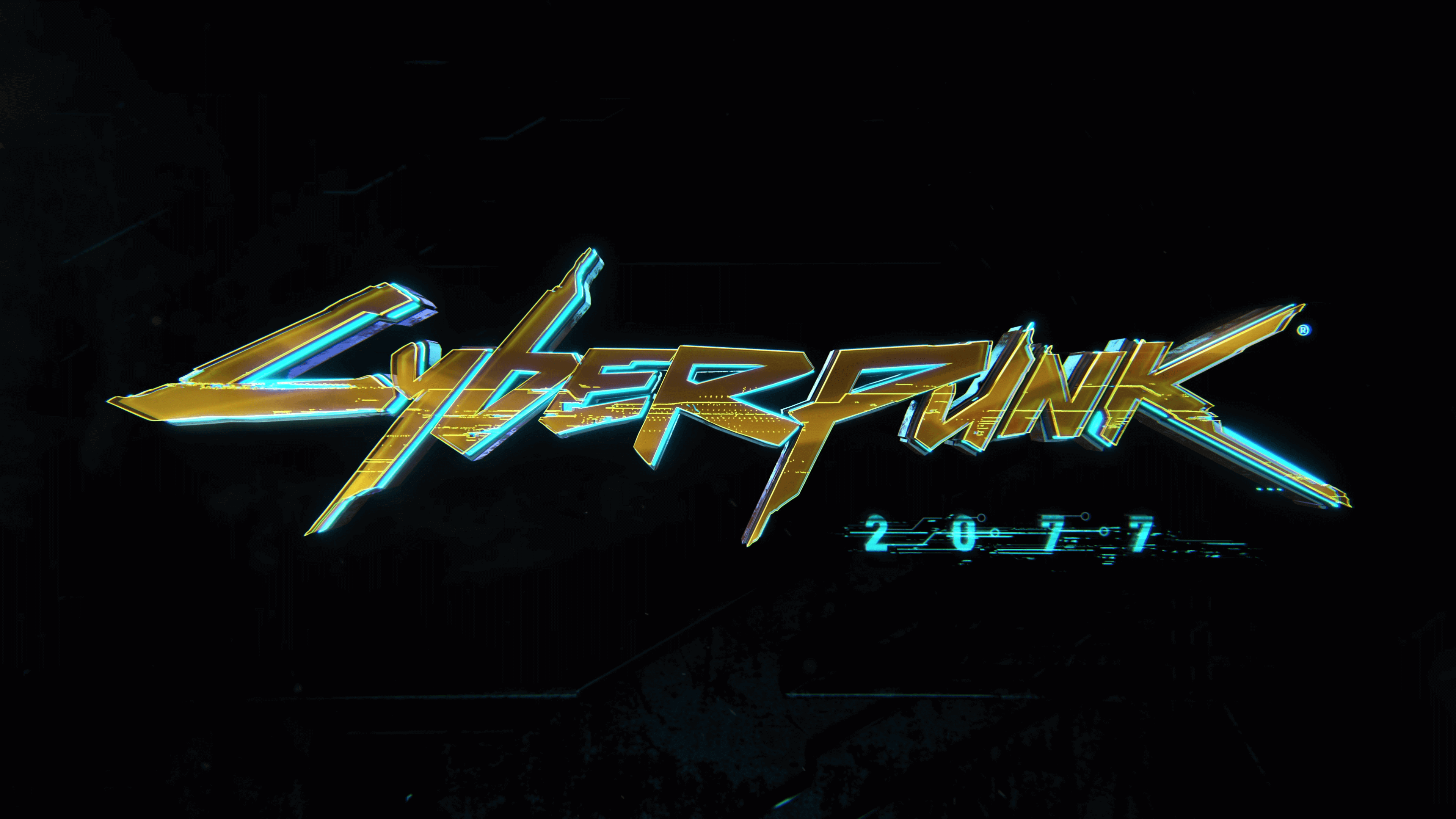 Cyberpunk logo wallpaper фото 1