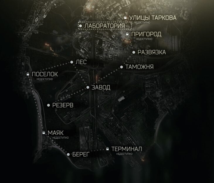 Карта таможня тарков 3д