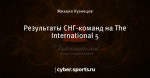 Результаты СНГ-команд на The International 5