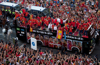 фото, Сборная Испании по футболу, болельщики, Евро-2012