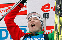 сборная Беларуси жен, фото, Чемпионат мира по биатлону, Дарья Домрачева