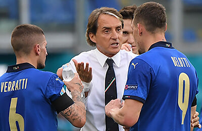 сборная Италии по футболу, Витторио Поццо, Евро-2020, Роберто Манчини