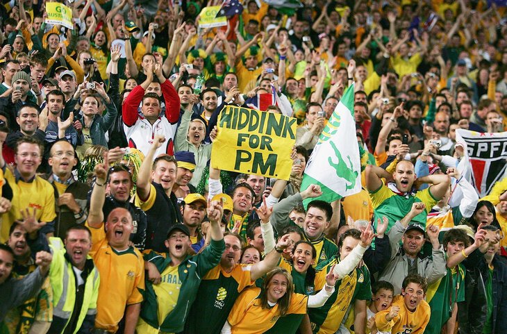 Австралия Хиддинка – наша любимая. Вышли на ЧМ впервые за 32 года, в плей-офф уперлись в спорный пенальти Гроссо