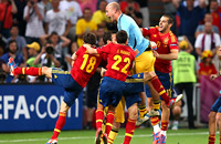 фото, Евро-2012, Сборная Испании по футболу, Сборная Португалии по футболу