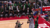 Andre Drummond with one of the day's best blocks