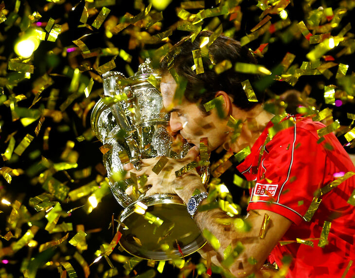 Федерер взял 10-й титул в Базеле (где работал болбоем) и 103-й всего. Рекорд Коннорса все ближе
