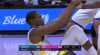 Kevin Durant finishes through contact