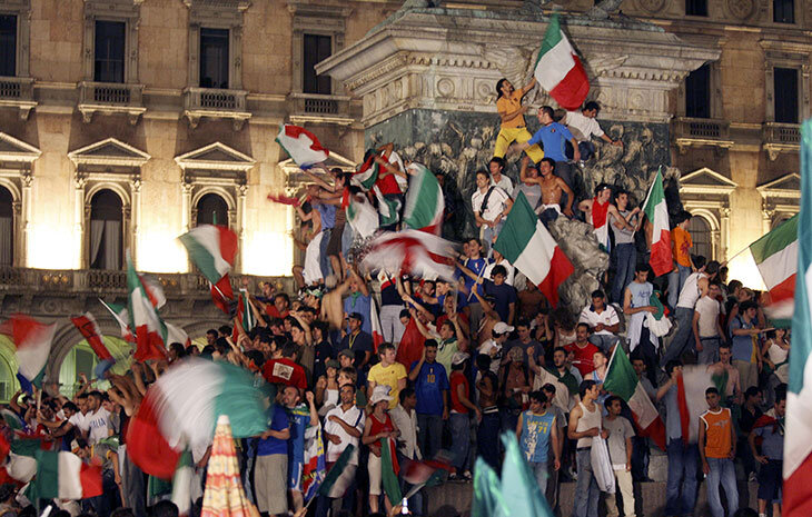 Мощной Италии на ЧМ мы не видели с 2006-го. Здесь можно заново пережить легендарные мгновения