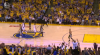 Stephen Curry hits the shot with time ticking down