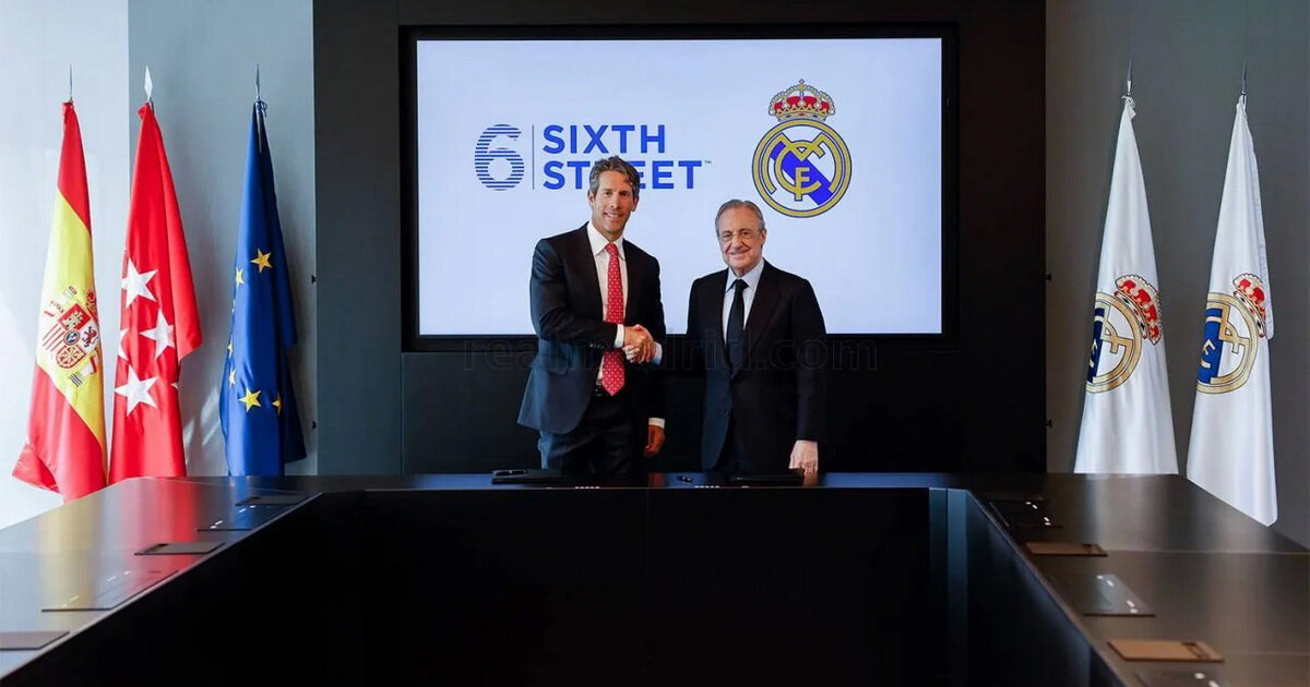 Реал заключил сделку на 360 млн евро с инвесткомпанией Sixth Street. У нее будет 30% прав на мероприятия на Бернабеу в течение 20 лет