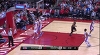 James Harden with the nice dish vs. the Pistons