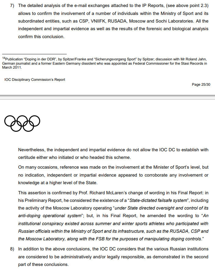 Секретное письмо нашего министра спорта и хакерские атаки: экс-глава WADA с новыми деталями о российском допинг-кризисе