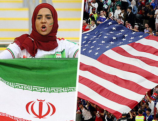 Перед матчем Иран – США скандалы везде – даже вокруг гимна и флага. Что и почему задевает власти Ирана?