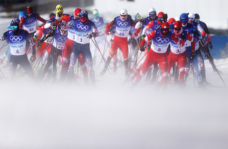 Александр Большунов, сборная России (лыжные гонки), Йоханнес Клэбо, лыжные гонки, Олимпийская сборная России, Олимпиада-2022