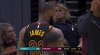 LeBron James dials from long distance