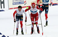 FIS, сборная России (лыжные гонки), сборная Норвегии, Александр Большунов, Йоханнес Клэбо, чемпионат мира