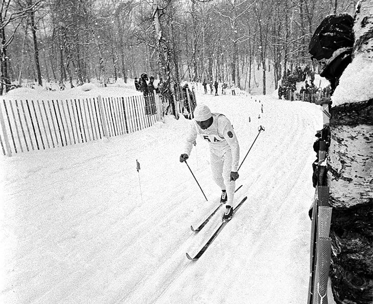 Веденин лыжник текст огэ