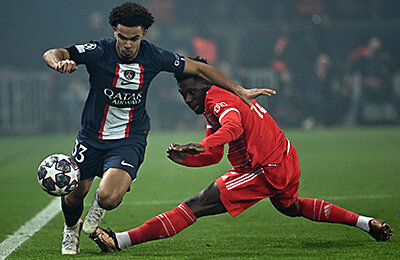 Лига чемпионов УЕФА, Уоррен Заир-Эмери, Бавария, ПСЖ