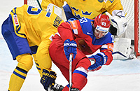 Россия обыгрывает шведов и выходит в четвертьфинал