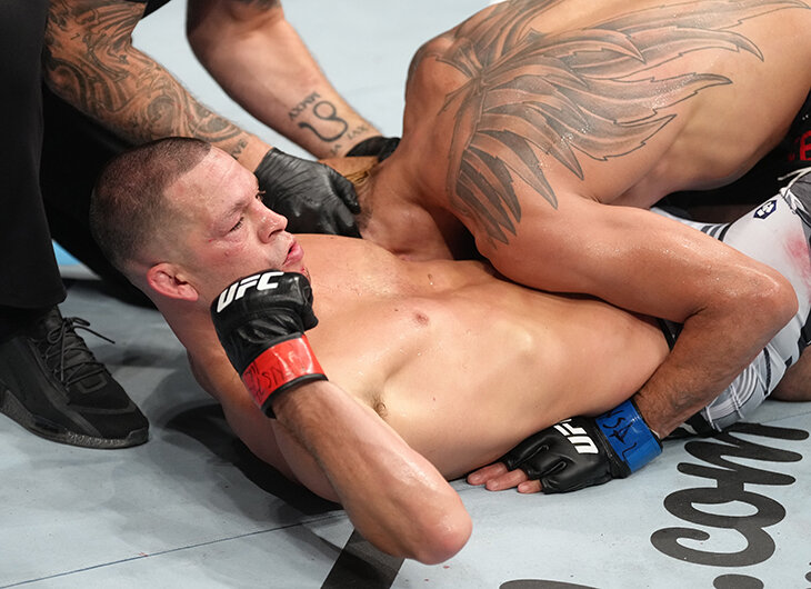 Главные эпизоды карьеры Нейта Диаза в UFC: победа над Конором, рубка с Масвидалем и нокдаун действующего чемпиона