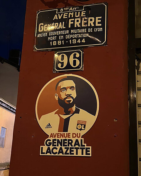 «Лион» переименовал улицы в честь Генерала Ляказетта! Он вернулся из «Арсенала» спустя 5 лет
