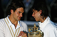 Федерер и Надаль сойдутся на «Уимблдоне» впервые с великого финала-2008. Рафа выглядит фаворитом
