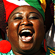 сборная ЮАР по футболу, болельщики, Сборная Бразилии по футболу, Кубок конфедераций, фото