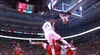Chris Boucher slams home the alley-oop