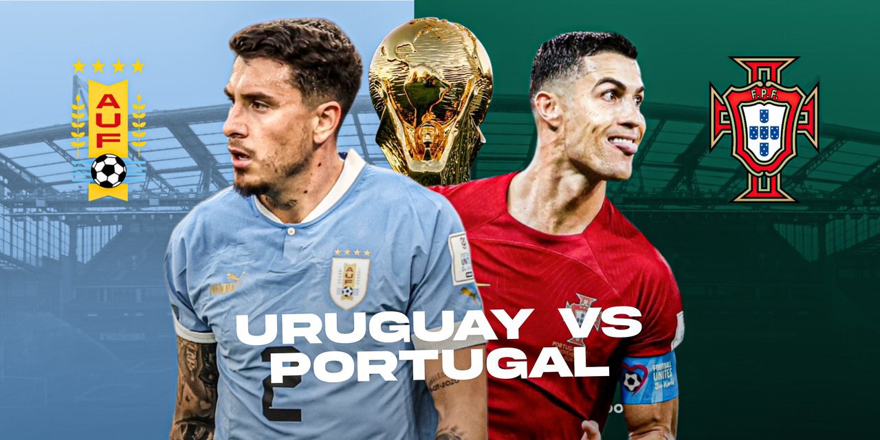 Дубль Бруну принес Португалии победу над Уругваем (2:0). 1-й мяч записали на Роналду сначала