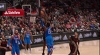 Paul George with the big dunk