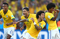 фото, ЧМ-2014, болельщики, сборная Чили по футболу, Сборная Бразилии по футболу