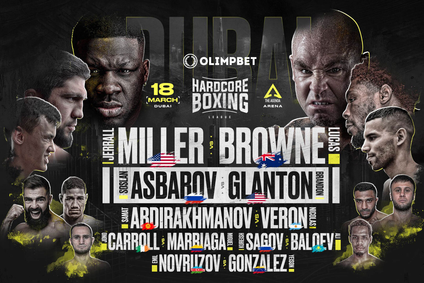 18 марта в Дубае пройдет турнир Hardcore Boxing. Гостями станут Флойд Мейвезер, Рой Джонс и Дастин Порье