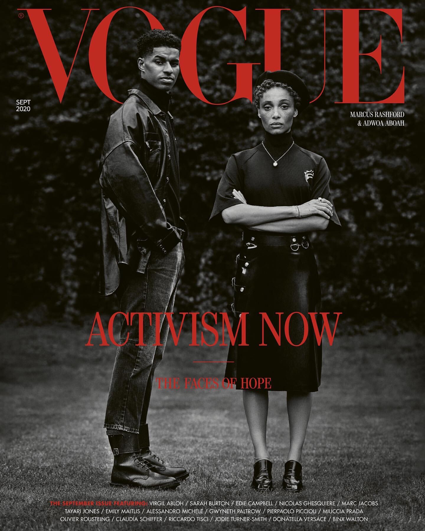 Британский Vogue за 3 месяца поставил на обложку Рэшфорда и Серену. Его редактор – офицер Британской империи и революционер