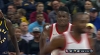 Clint Capela scores off the great dish by James Harden
