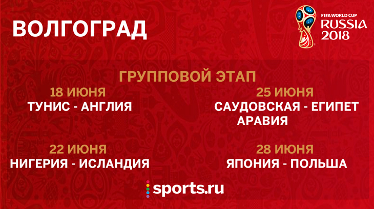 Чемпионат мира по футболу 2018 - матчи в Волгограде Чемпионат мира по футболу 2018 - матчи в Волгограде