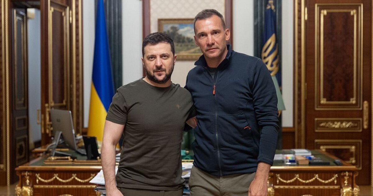 Шевченко встретился с Зеленским и стал послом платформы по сбору средств на восстановление Украины