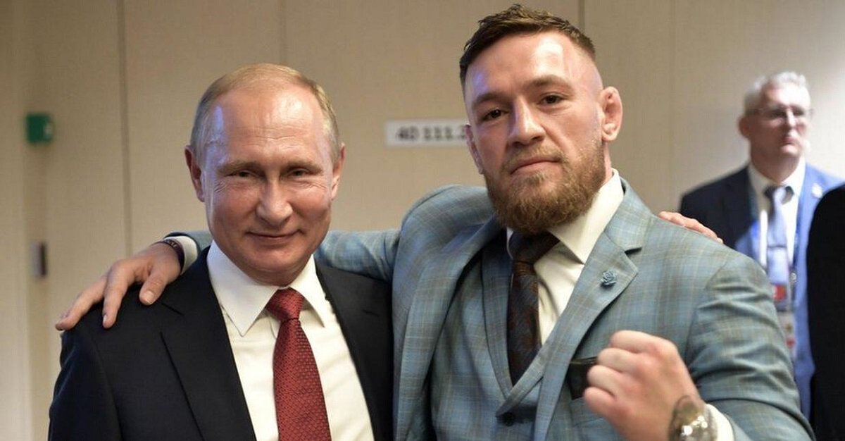 Зеленский раскритиковал Макгрегора за фото с Путиным на ЧМ-2018. Он сказал ирландской делегации, что до этого был фанатом Конора